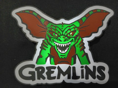 Retro Gremlins Stripe lightbox sign light box for gremlins collection display