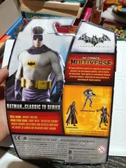 NEW BAD CARD DC Multiverse Arkham Origins BATMAN CLASSIC TV Series Adam West MOC