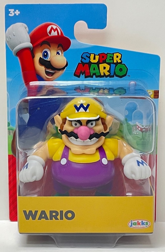 Super Mario Wario 2.5″ Jakks Pacific Action Figure | 2026 Nintendo Wave 58