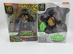 Two Teenage Mutant Ninja Turtles 1988 Remastered and Original Sketch Donatello