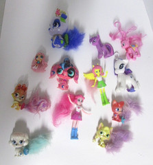 Disney Princess Palace Pets/ My Little Pony + Lot Of 12
