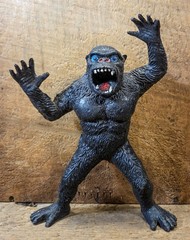Vintage Hong Kong Soft Vinyl King Kong Gorilla Monster Figure Kaiju Sofubi Style