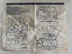 GI Joe 1988 WARTHOG w/ Sgt Slaughter COMPLETE+ Blueprints File Card 🔥No Breaks
