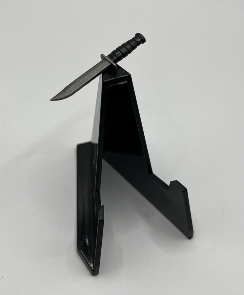 Valaverse Black Handle Knife Fodder 1/12 Scale Fodder Weapon Action Force