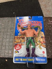 WWE Superstars LJN Series 3 Jake The Snake Roberts Blue Card Mattel NEW