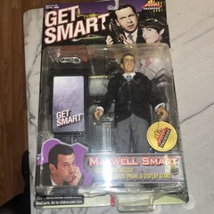GET SMART Premiere TV SHOW Don Adams MAXWELL Agent 86 7″ Action Figure DOLL 1998
