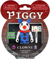 CLOWNY Action Figure ~ 3.5″ Buildable Toy + Accessory ~ Piggy Series 1 ~DLC Code