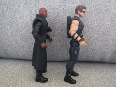 Marvel Avengers Movie Series NICK FURY & HAWKEYE 3.75″ figure lot Hasbro 2012