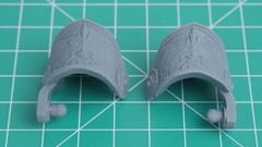 Fantasy D&D Mythic Legions High Elf King Pauldrons 1:12 Resin 3d Print