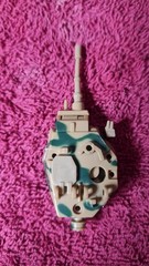 GoBots Defender TURRET head LONG BARREL CANNON 1983 Tonka Bandai tank part