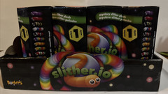 LOT OF 11 SLITHER.IO Series 1 Blind Box Plush Clip-on Keychain Toys With Display