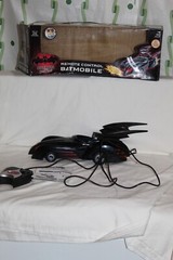 1997 BATMAN & ROBIN MOVIE REMOTE CONTROL BATMOBILE KB TOYS EXCLUSIVE W Box Works