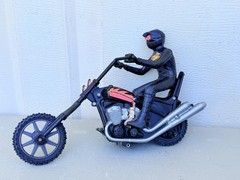 Vintage 1980 Ideal Toys TEAM AMERICA Marauder Super Stunt Chopper Evel Knievel