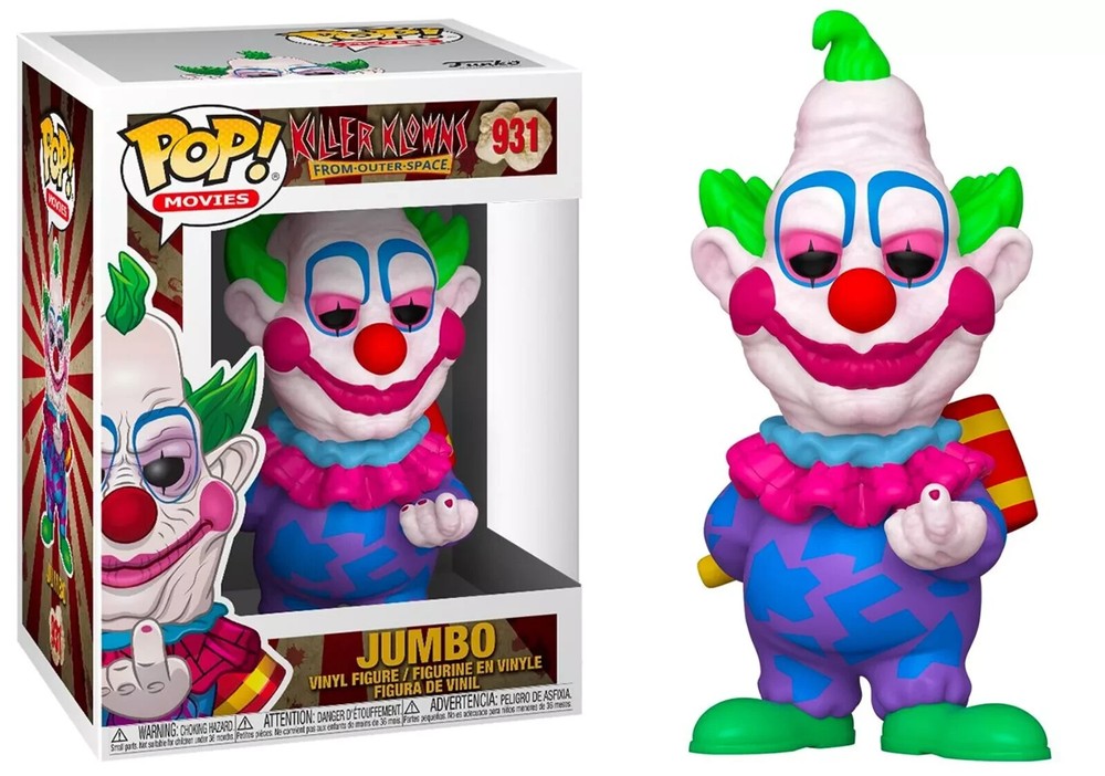 KKOS KILLER KLOWNS JUMBO 3.75″ POP MOVIES VINYL FIGURE FUNKO 931 IN STOCK