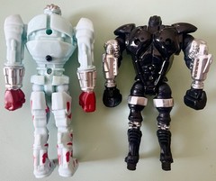 REAL STEEL set of 8 Action Figures robots ATOM lot Zeus steal giant Iron Adam