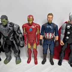🔥Lot of 7 – Hasbro Marvel & DC 12″ Action Figures Various Years🔥