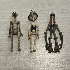 Lot Of 3 Star Wars 2012 Movie Heroes Series Figures Gasgano Otoga Pit Droid