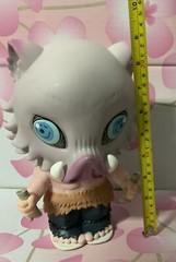 🐗 Monogram International Demon Slayer Inosuke Hashibira Figural Bank👌AS SHOWN