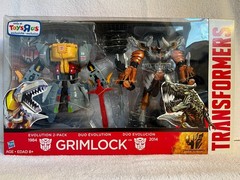 Transformers Age Of Extinction Grimlock Evolution 2 Pack Toys R Us Exclusive New