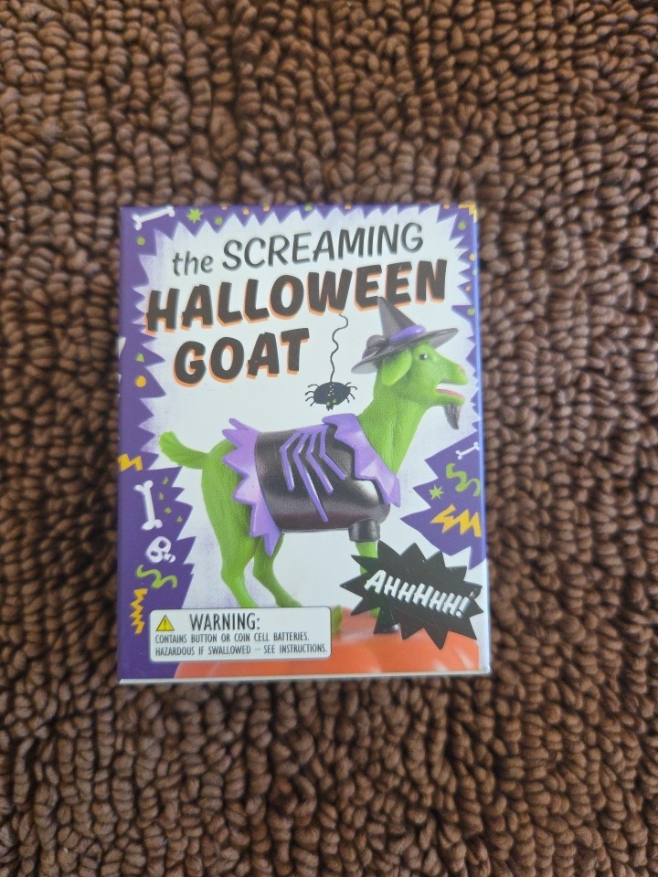The Screaming Halloween Goat “Ahhhhh!” Mini Kit – Mini Toy + Book 2025 NEW