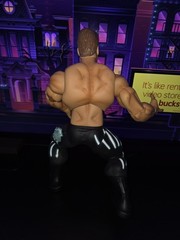 Chris Benoit WWE Figure, Ring Giant And Magazine. Sealed Ruthless Aggression