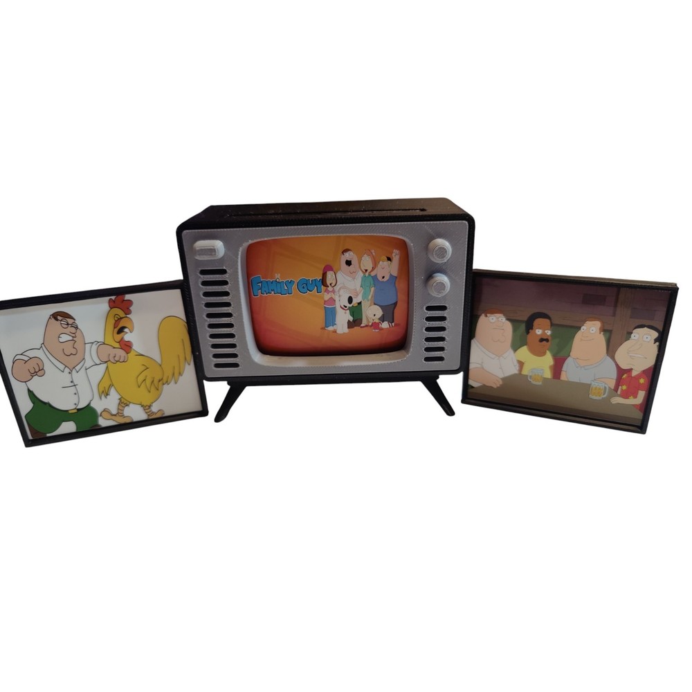 Family Guy 3d Print TV Set