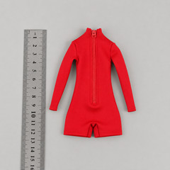 1/6 Zipped Bodysuit Jumpsuit Outfit For 12″ PHICEN Hot Toys Female Figure ❶USA❶