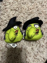 Two 1999 Witch Hazel 4″ Burger King Silly Slammers Halloween Action Figure #3