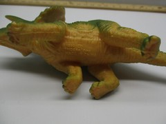 1999 Animal Planet Green Triceratops Dinosaur Jurassic Dino Figure