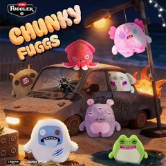 Fuggler Chunky Fuggs 15″ Hippo Monster Squishy Plush Funny Tooth Ugly Cute 38cm