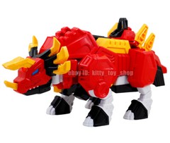 Toys MiniForce Super Dino Power FORCE TRIG Triceratops Rider Robot Knight Figure