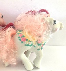 Vintage Lot Of 6 My Little Pony All Say Hong Kong Or China On Foot Hasbro 83-87