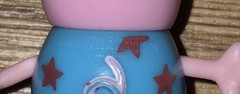Official Peppa Pig 5 Figure Lot George Edmond Elephant Suzy Sheep ABD Ltd 2.5″
