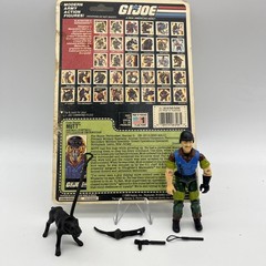 GI Joe Slaughter’s Marauders Mutt 100% Complete W/Uncut File Card 1989 Vintage