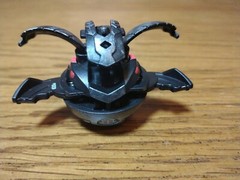 Bakugan Battle Brawlers Spin Dragonoid 620g Steel and Red ColorWay Spin Master