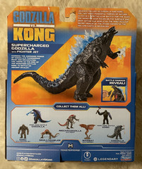 Monsterverse Godzilla vs Kong Supercharged Godzilla With Fighter Jet
