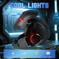 Iron Man Full Black MK5 Helmet Electronic Wearable Voice-control Mask In Stock