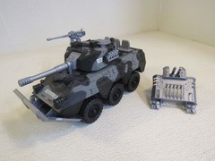 Toys R Us Sentinel 1 Tank Gray/Black Top Opens 5F5EC17 09317
