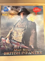 1/6 DID WWI 1914-1918 British Infantry Albert Brown (NIB) FREE SHIPPING
