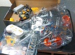 Robot Building Kit Kids & Adults 4-in-1 Rechargeable RC Robotics Kit Bricks Used