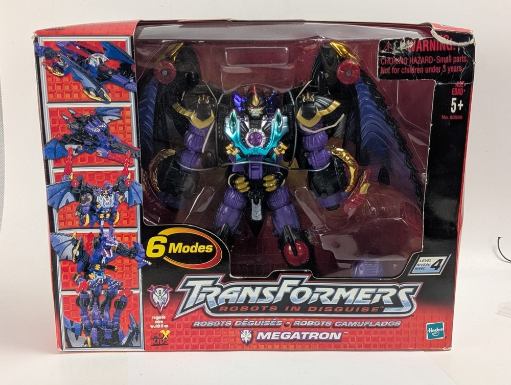 2001 Hasbro Transformers Megatron Ultra Dragon Sealed Robots in Disguise RID Sea