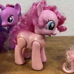 My Little Pony Figure Lot Of 15 Ponies Various Sizes Hasbro