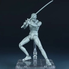High Quality Body Kun / Body Chan Pose Play Grey Color Ver. Black Orange Pvc Act