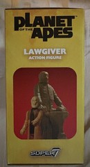 Lot Of 4 Planet Of The Apes Super 7 Reaction Figures Lawgiver Statue Mendez XXVI
