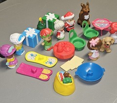 Little People Lot 21 Christmas Advent Calendar Santa Reindeer Elf Gifts