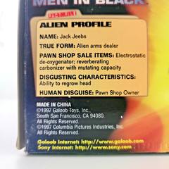 Men in Black MIB “Jeebs” w/ Exploding Body action figure diorama Galoob 1997 NIB