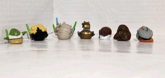 Lot of 7 Angry Birds Star Wars Telepods – Yoda, Grievous, Padme, Luke & More!