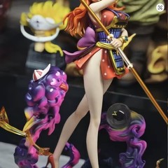 Handmade One Piece Samurai NAMI Lightning Oni Island Anime Action Figure Statue