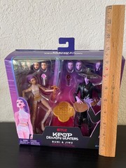 Kpop Demon Hunters 6″ RUMI & JINU Deluxe Action Figures Final Battle NEW +BOX
