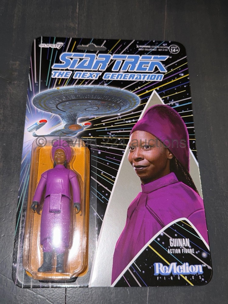 STAR TREK THE NEXT GENERATION: Guinan – Super7 Retro ReAction Figure